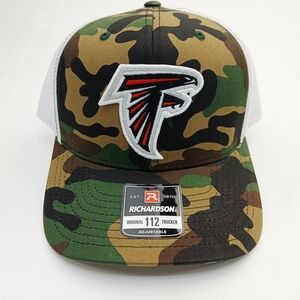 Atlanta Falcons Richardson 112 Trucker Cap Hat Mesh Snapback Embrodered Patch